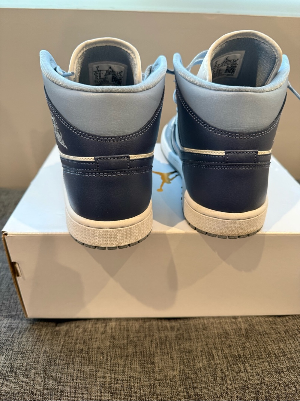 Women’s Nike Jordan High Mid Sneakers Colorblock - Picture 4 of 6